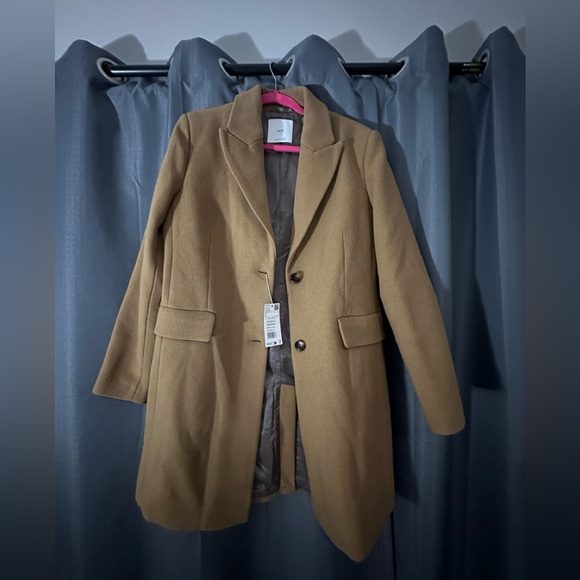 Mango Women’s Lapelled Straight-Cut Coat - Picture 2 of 9